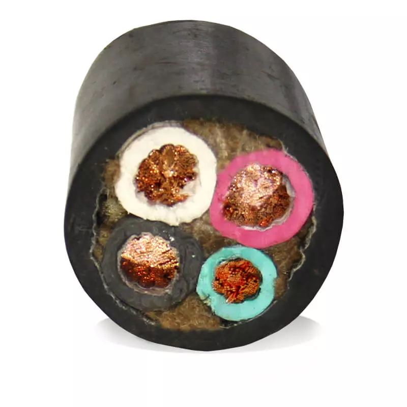 Cấu trúc dây cáp điện cao su